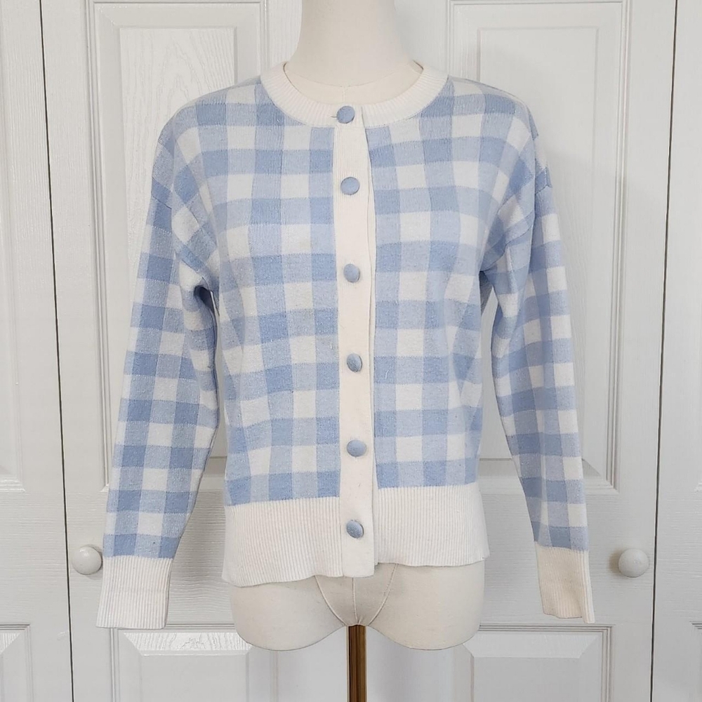 ♡ Gingham Cardigan ♡